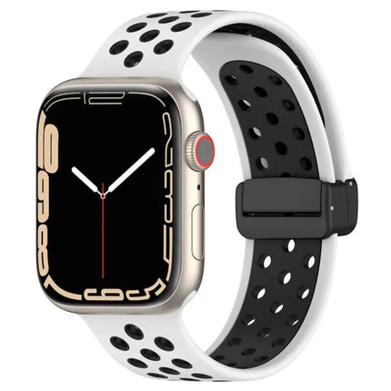 Magnetic Silicone Watch Band For Apple Watch SE 40mm