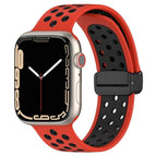 For Apple Watch 6 44mm / Red Black