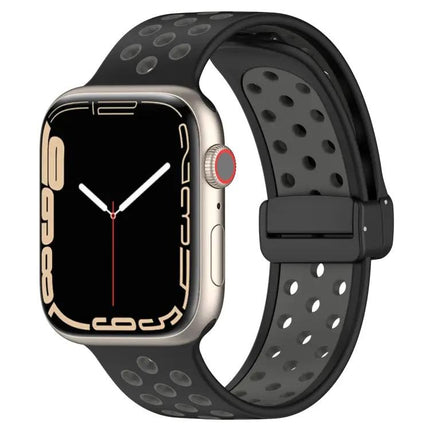 Magnetic Buckle Silicone Band For Apple Watch 40mm