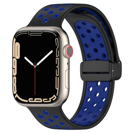 Magnetic Buckle Silicone Band For Apple Watch 40mm