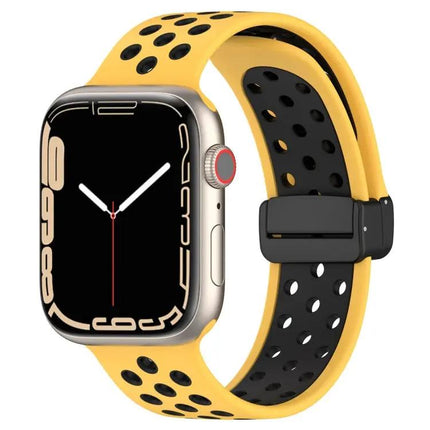 Silicone Magnetic Buckle Band For Apple Watch 38mm