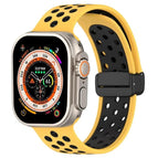 For Apple Watch SE 2023 44mm / Yellow Black
