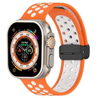 For Apple Watch SE 2023 40mm / Orange White