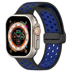 For Apple Watch Series 9 45mm / Black Blue