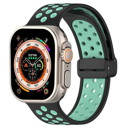 Magnetic Silicone Watch Band For Apple Watch Series 9 41mm