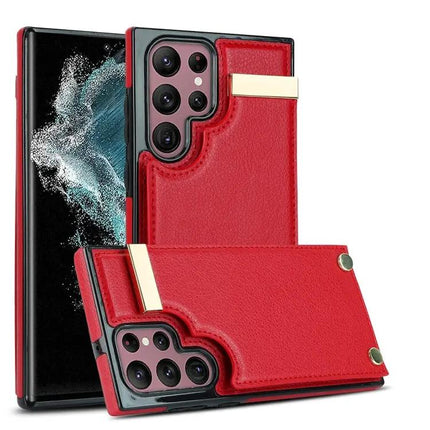Metal Buckle Wallet Case For Galaxy S22 Ultra Note20