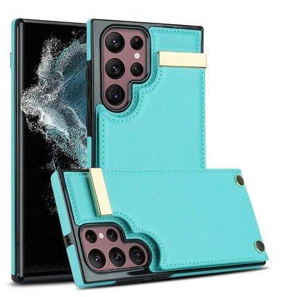 Metal Buckle Wallet Case For Galaxy S22 Ultra Note20