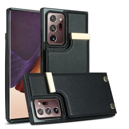 Metal Buckle Wallet Case For Galaxy S22 Ultra Note20