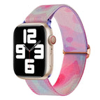 For Apple Watch 2 38mm / Ladder Purple Blue