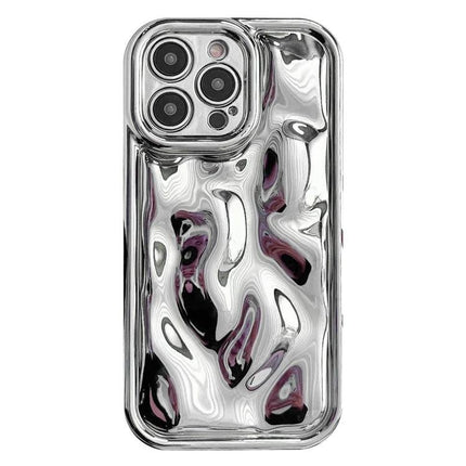 Essential Phone Case for Everyday Use Protecting Your Phone From Scratches and Dirt in Daily Life - silver electroplated meteorite TPU phone case