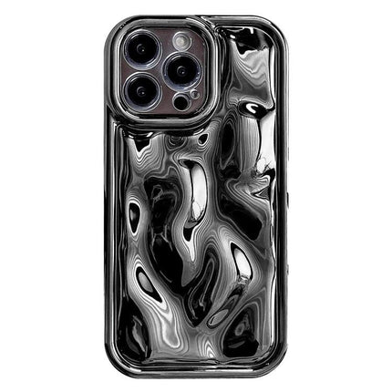 Phone Case for Everyday iPhone Handling with slim electroplating meteorite TPU texture protecting against scratches and minor impacts