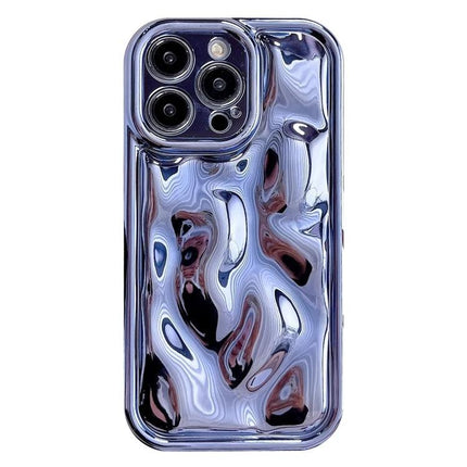 Phone Case for Everyday iPhone Handling with slim soft TPU and electroplating meteorite texture for scratch and impact protection