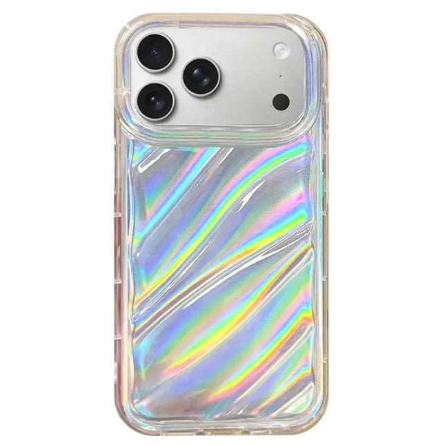 Laser Sequin Waves TPU Phone Case For iPhone 13/14 Plus