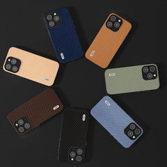 Carbon Fiber Shield Phone Case for iPhone 14 Pro, Series 1