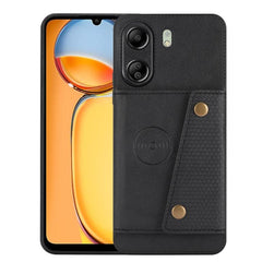 Magnetic Phone Case with Double Buckle and Card Slots