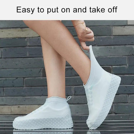 Waterproof Silicone Non-Slip Shoe Covers for Everyday Protection, Sizes S and M | Syndmart