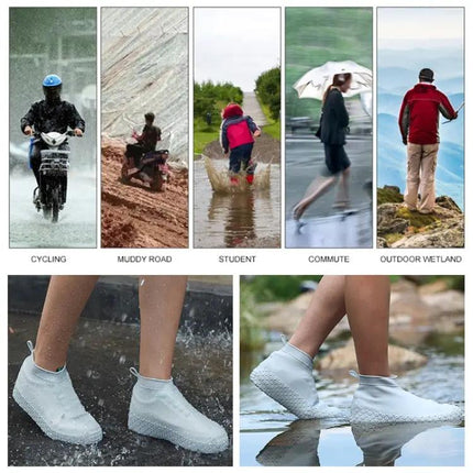Waterproof Silicone Non-Slip Shoe Covers for Everyday Protection, Sizes S and M | Syndmart