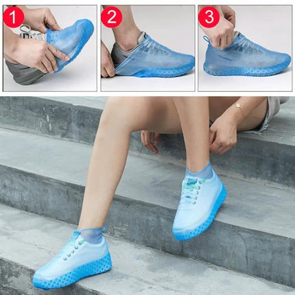 Waterproof Silicone Non-Slip Shoe Covers for Everyday Protection, Sizes S and M | Syndmart