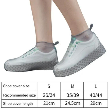 Waterproof Silicone Non-Slip Shoe Covers for Everyday Protection, Sizes S and M | Syndmart