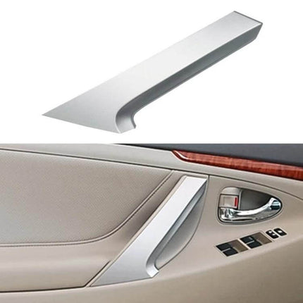 Interior Door Handle Cover For Camry Left Front Replacement - silver ABS+PC direct-fit trim for 2006–2011 Camry left front door, OE ref 74646-060805