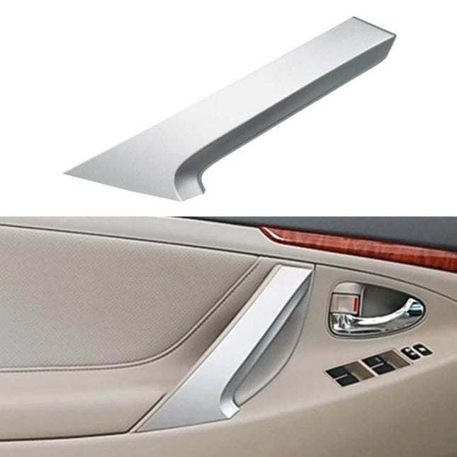 Interior Door Handle Cover For Camry Left Front Replacement - silver ABS+PC direct-fit trim for 2006–2011 Camry left front door, OE ref 74646-060805