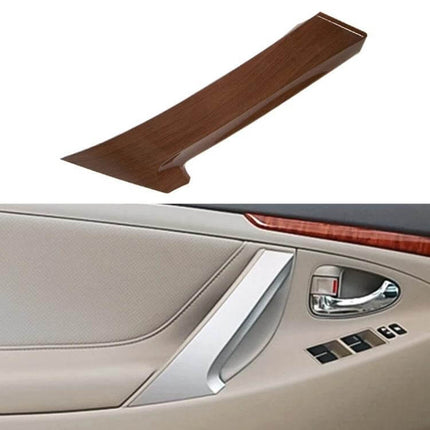 Interior Door Handle Cover For Camry Left Front Replacement - wood grain ABS+PC direct-fit trim piece to restore 2006–2011 Camry left-front interior handle