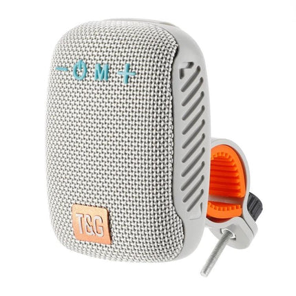 Bluetooth Portable Speaker For Cycling And Daily Outdoor Use compact white bike mount speaker with TF USB FM