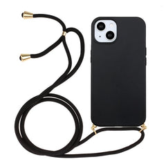 Eco-Friendly Wheat Straw & TPU Phone Case with Convenient Lanyard