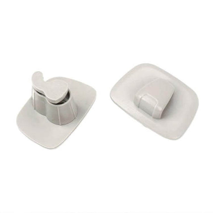 Left-Drive Car Coat Hook Hanger For Volvo SUVs, Keeps Small Gear - gray ABS plastic hook for organizing keys cables masks in left-drive Volvo SUVs