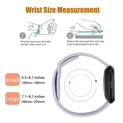 Silicone Replacement Strap For Fitbit Versa And Versa 2 L