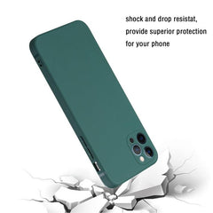 Slim Fit Shockproof TPU Phone Case in Solid Colors