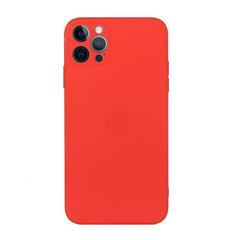 Funda para teléfono de TPU a prueba de golpes con borde recto y color sólido