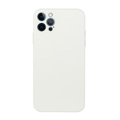 Funda para teléfono de TPU a prueba de golpes con borde recto y color sólido