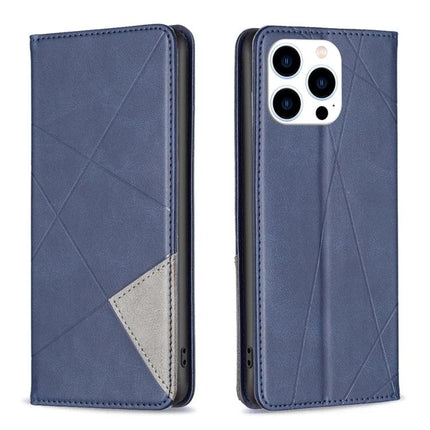 Practical Leather iPhone Case for Daily Protection During Commutes and On the Go blue PU leather folio with TPU frame, card slot and horizontal stand