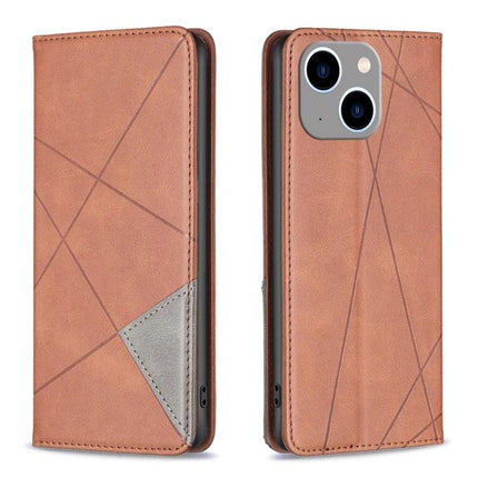 Practical Leather iPhone Case for Daily Protection During Commutes and On the Go - brown PU leather folio with TPU frame, card slot and horizontal stand
