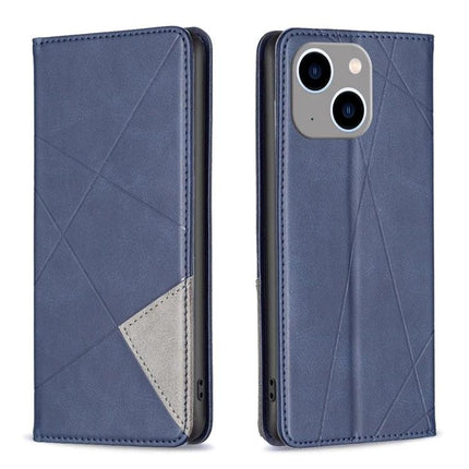 Practical Leather iPhone Case for Daily Protection During Commutes and On the Go blue PU leather wallet case with TPU frame, card slot and horizontal stand