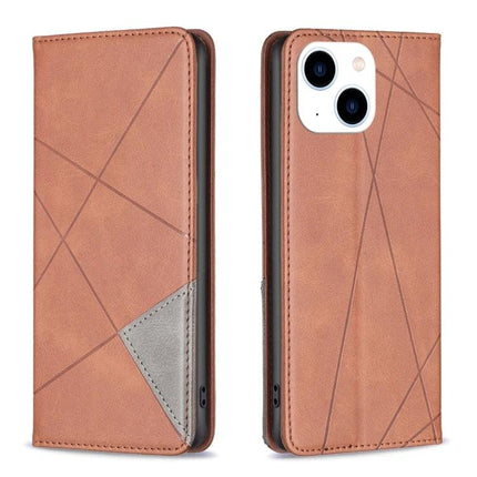 Practical Leather iPhone Case for Daily Protection During Commutes and On the Go - PU leather wallet cover with TPU shell, card pocket and horizontal stand