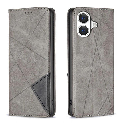 Phone Case With Daily Protection For Everyday Use - grey PU leather wallet case with card slot, kickstand and camera cutout
