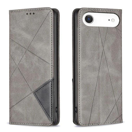 Phone Case With Daily Protection For Everyday Use grey PU leather wallet case with card slot and kickstand