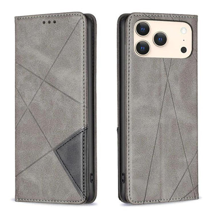 Phone Case With Daily Protection For Everyday Use grey PU leather wallet case with card slot and kickstand, durable TPU inner shell