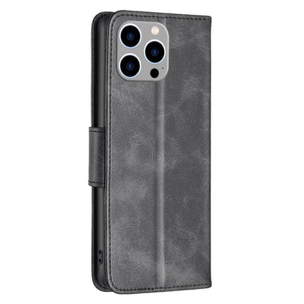 Daily Flip Leather Case For iPhone Everyday Protection - gray PU leather wallet case with card storage and built-in stand