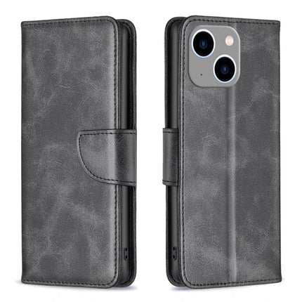 Daily Flip Leather Case For iPhone Everyday Protection – grey PU leather wallet case with card slot, TPU interior, magnetic clasp and folding stand