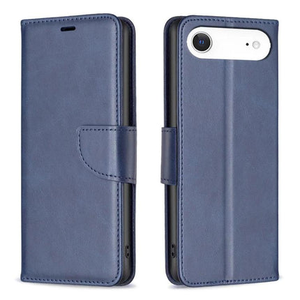 Leather Flip Case for Daily Phone Protection in navy PU leather with card slots, TPU core and magnetic clasp for hands-free commuting