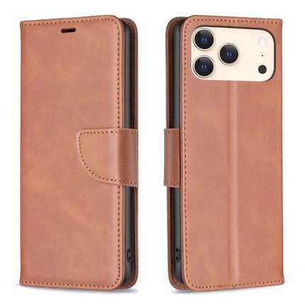 Leather Flip Case for Daily Phone Protection in brown PU leather wallet style with card slots and magnetic closure