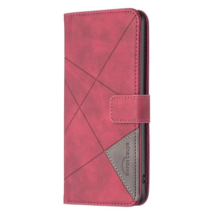 Leather Phone Case for Everyday Protection and Convenience - red PU leather wallet case with card slots, photo frame and kickstand