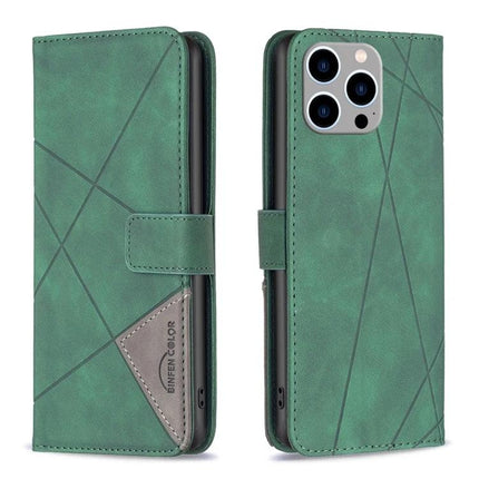 Leather Phone Case for Everyday Protection and Convenience in green PU leather with card slots, photo frame and built-in stand