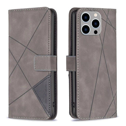Leather Phone Case for Everyday Protection and Convenience - grey PU leather wallet case with card slots, photo frame and built-in stand
