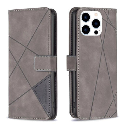Leather Phone Case For Daily Use - slim grey PU leather wallet case with TPU core, card pocket and horizontal stand for everyday protection