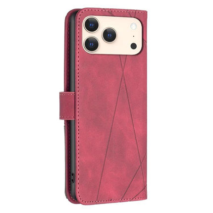 Everyday Leather Phone Case, PU Leather in rose red folio style with TPU core, card holder and kickstand for hands-free landscape use
