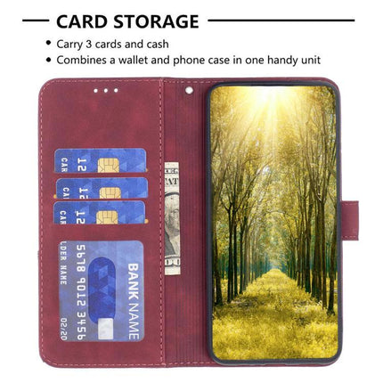 Everyday Leather Phone Case, PU Leather brown folio wallet case with card slots, built-in holder and TPU core shown open